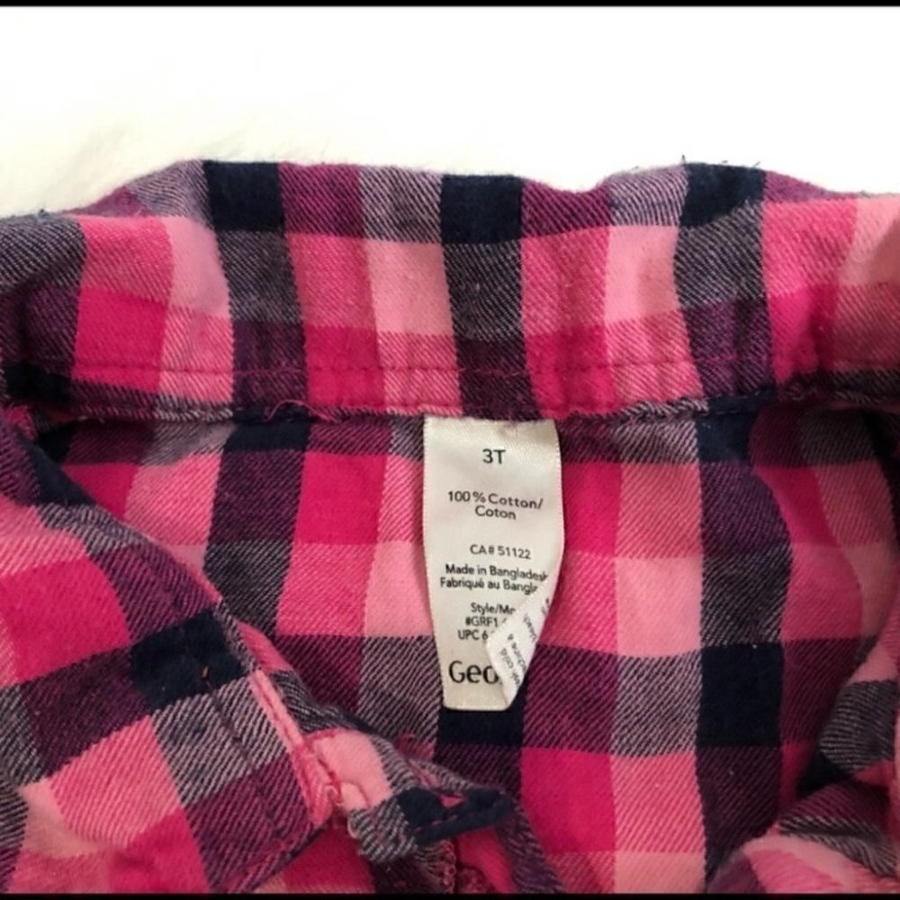 CUTE Plaid Little Dress Size 3T - Picture 3 of 5